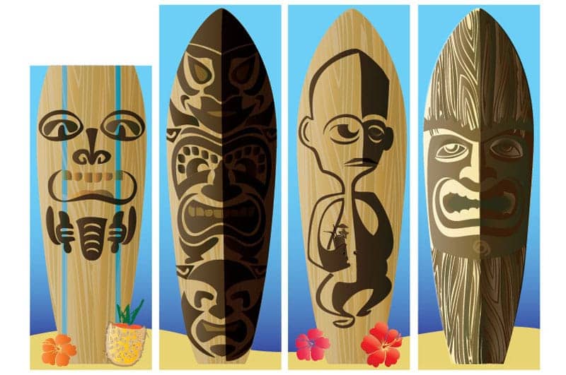 ilustracion tiki monterrey